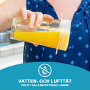 Expanderbart silikonlock av livsmedelskvalitet (6 stycken)