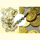 Feng Shui Pixiu Mynt Nyckelring