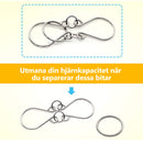 Intellektuell upplåsningskedja pedagogisk leksak