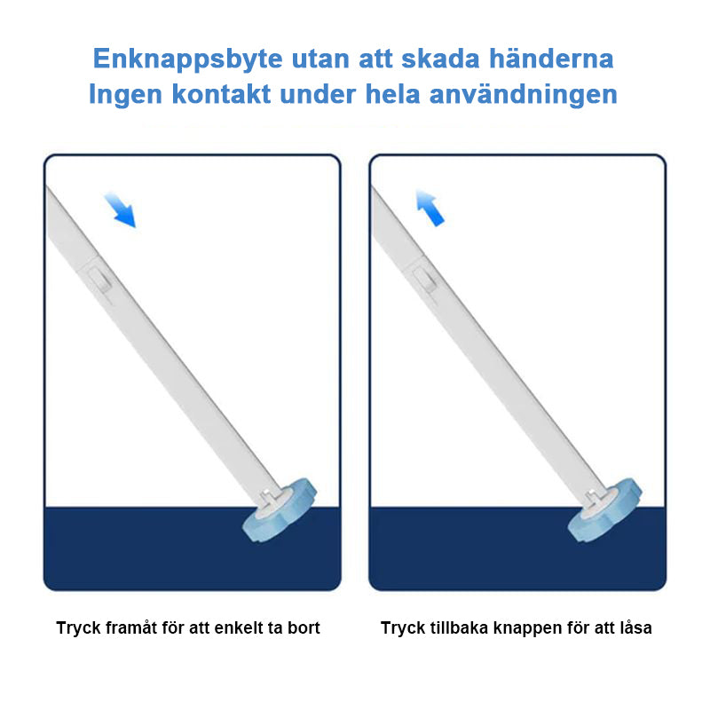 Rengöringssystem för engångstoalett