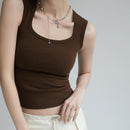 Sommar - ärmlös camisole med vid sida