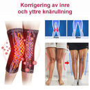 Honeycomb joniskt lymfatiskt detoxande självuppvärmande knästöd