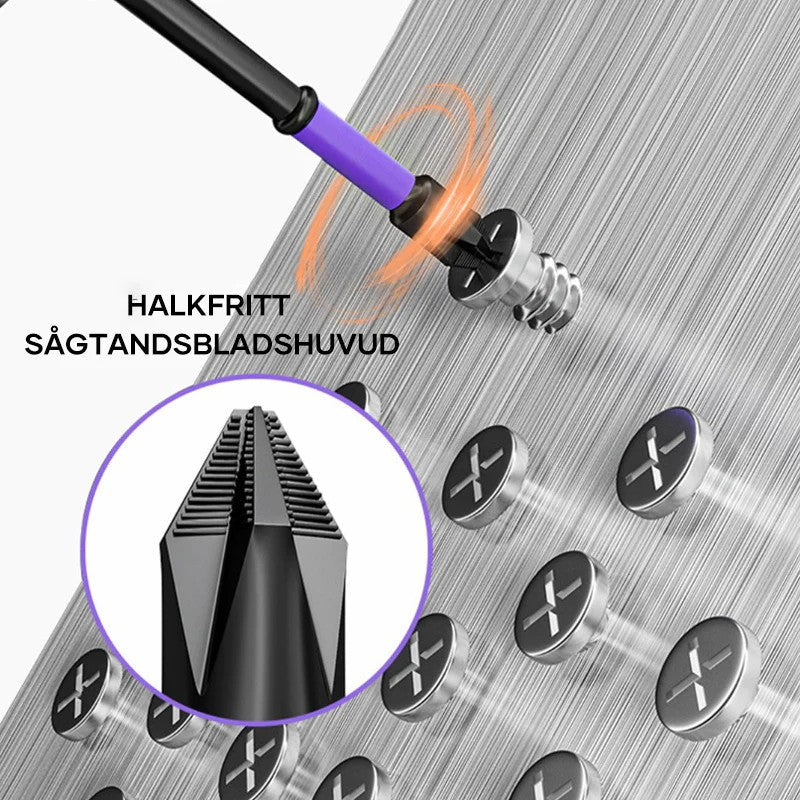 Halkfri och stötdämpande Kors-skruvmejsel-bits