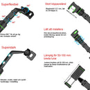 Multifunktionell telefonhållare för backspegeln