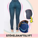 Slim Stretch Jean Leggings för kvinnor