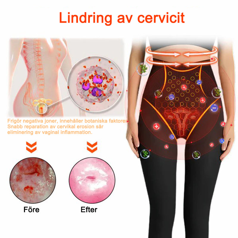 Tourmaline självuppvärmande kroppsformande strumpbyxa