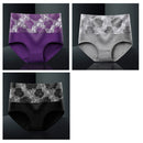 Trosor med hög midja och tryckta blommor