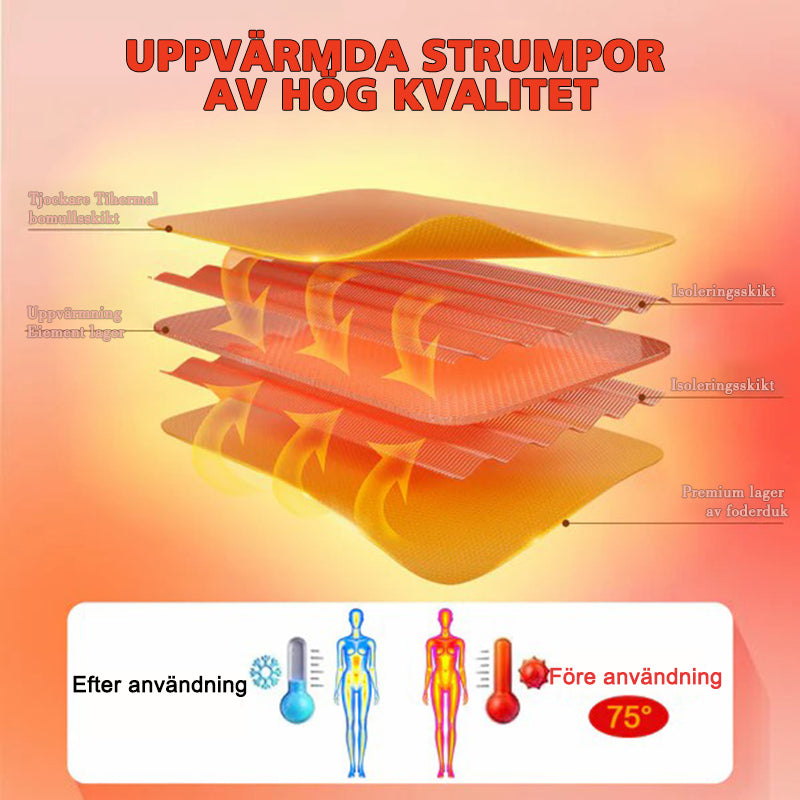 Tourmaline självuppvärmande kroppsformande strumpbyxa