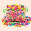 Poppärlor för smycketillverkning av barn