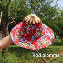 Fashionabel fläkthatt i bambu