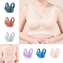 Mjuk bh med spets som andas