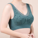 Mjuk bh med spets som andas