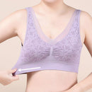 Mjuk bh med spets som andas